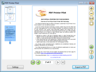 PDF2Mail Pilot screenshot